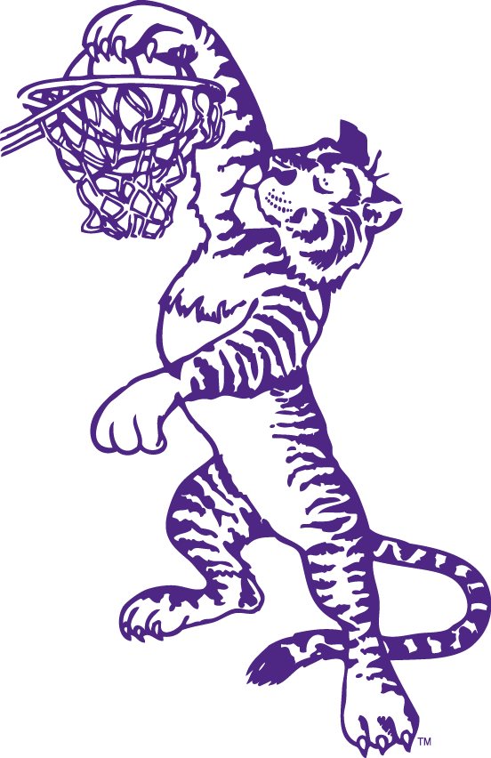 LSU Tigers 1967-1974 Mascot Logo iron on paper